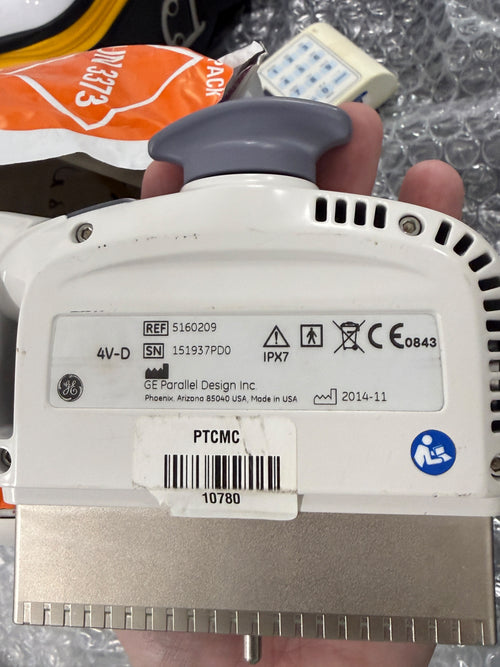 GE 4V-D Phased Array Ultrasound Transducer Probe