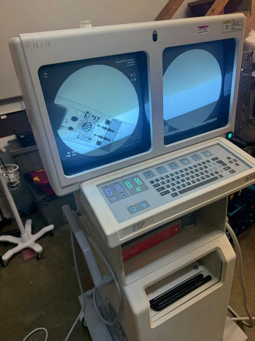 2012 GE OEC 9800 Plus Mobile C-Arm System with Vascular / ESP Package