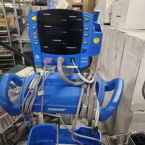 GE Healthcare CARESCAPE DINAMAP V100 Vital Signs Monitors with Rolling Stands (Lot of 265 Units)