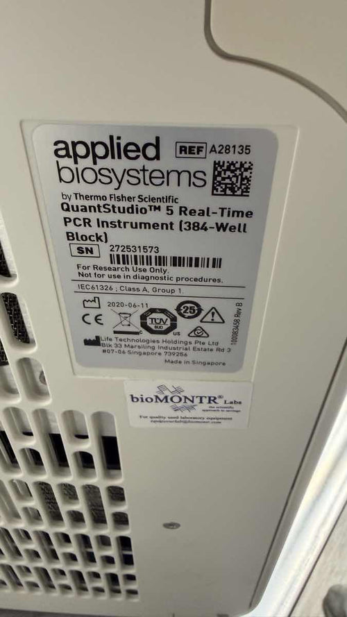 Applied Biosystems QuantStudio 5 Real-Time PCR Instrument (384-Well Block) - Image 16