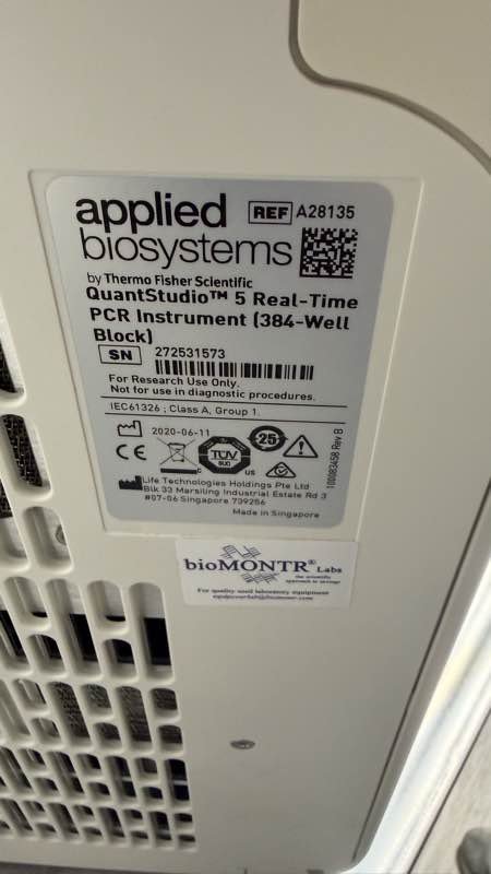 Applied Biosystems QuantStudio 5 Real-Time PCR Instrument (384-Well Block) - Image 2