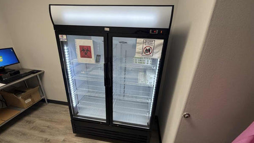 Cooler Depot Double Door Glass Door Laboratory Refrigerator