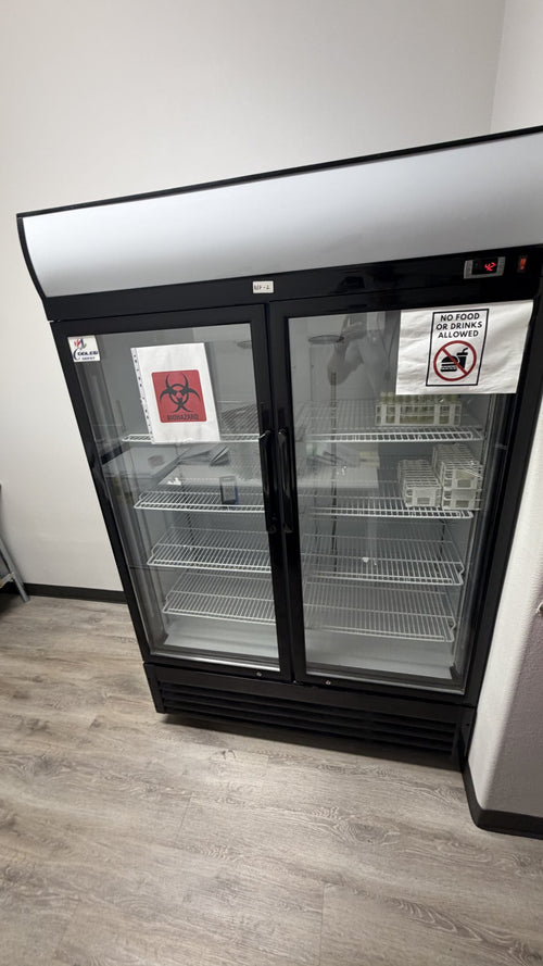 Cooler Depot Double Door Glass Refrigerator