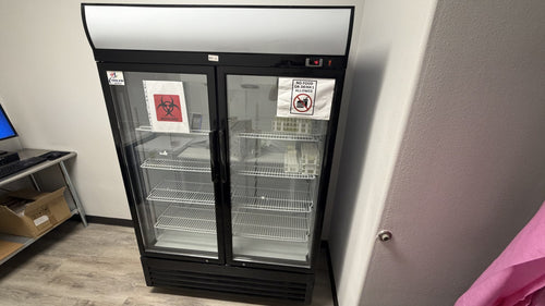 Cooler Depot Double Glass Door Commercial Refrigerator