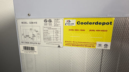 Coolerdepot GDM-41B Double Glass Door Refrigerator - Image 3