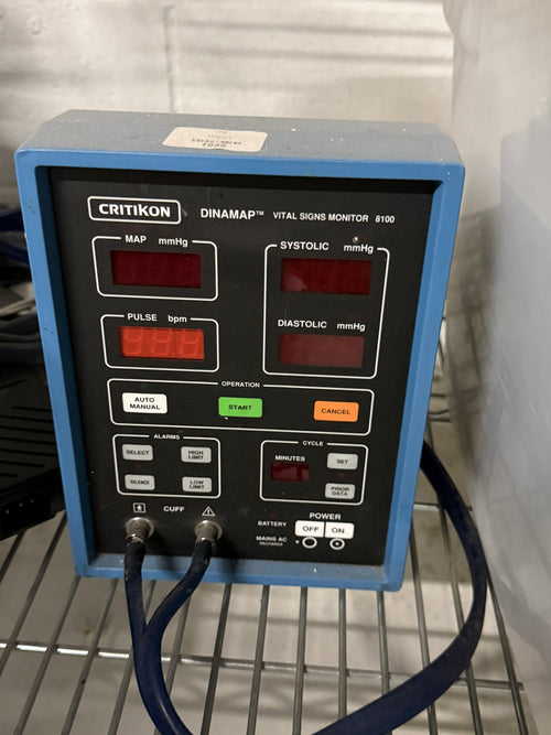 Critikon Dinamap 8100 Vital Signs Monitor