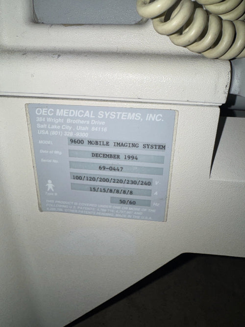 GE OEC 9600 C-Arm X-Ray System - Image 4