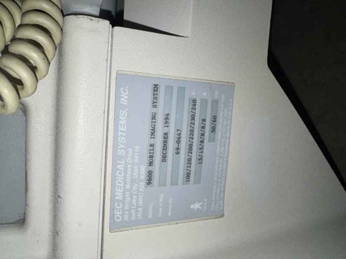 GE OEC 9600 C-Arm X-Ray System - Image 5