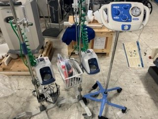 Hill-Rom Continuous/Intermittent Suction Regulator on Mobile Stand