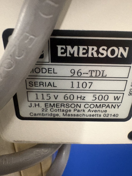 J.H. Emerson 96-TDL Post-Operative Ventilator