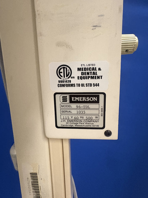 J.H. Emerson 96-TDL Post-Operative Ventilator - Image 2