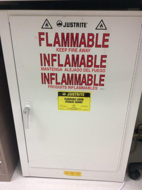 Justrite 891213 12-Gallon Flammable Liquid Storage Cabinet