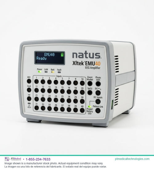 Natus Neurology Xltek EMU40 Base Units (5-Pack) and EMU40EX Patient Breakout (1x) Lot