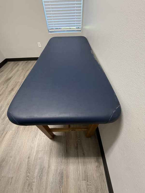 Oakworks Wooden Treatment Table with Adjustable Backrest
