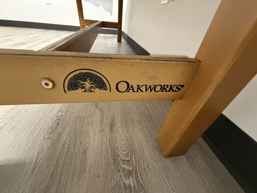 Oakworks Wooden Treatment Table with Adjustable Backrest - Image 5
