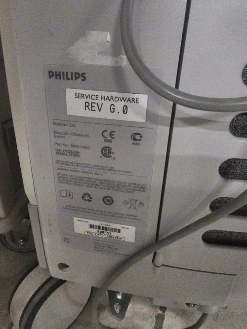 Philips Diagnostic Ultrasound System w/ Probes