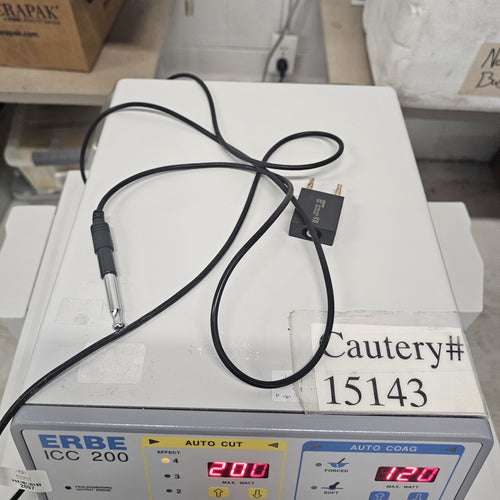 Erbe ICC 200 ESU w/ Foot Pedal & Power Cord , Cart
