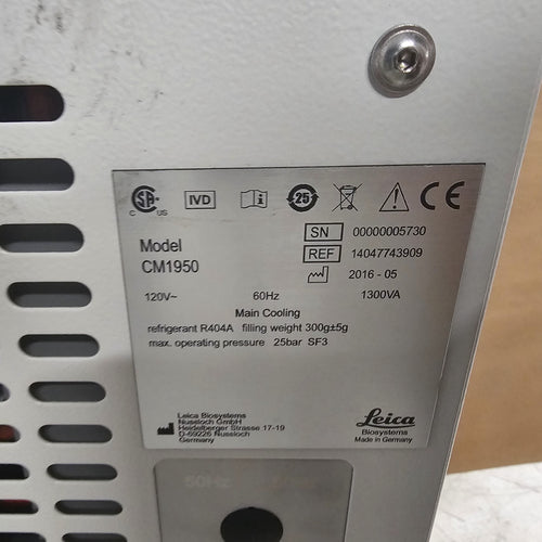 2016 Leica CM1950UV Cryostat