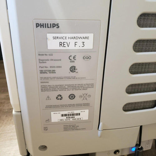 PHILIPS iU22 Diagnostic Ultrasound System with convex and Linear probe