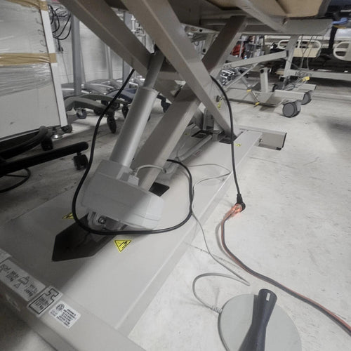 Clinton Open Base Power Table with One Piece Top