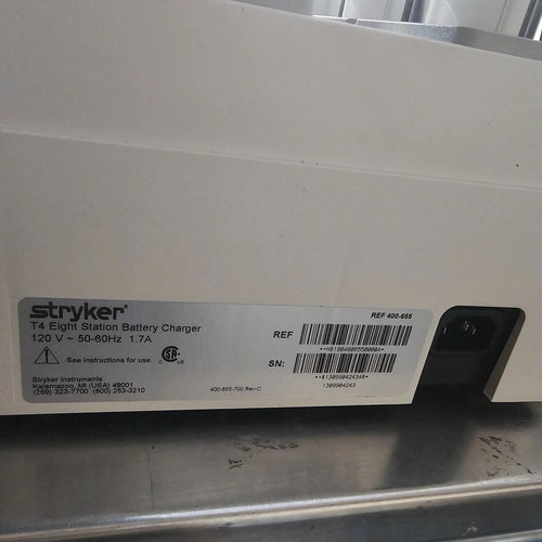 Stryker System T8 Personal Protection Battery Charger + 8 Batteries