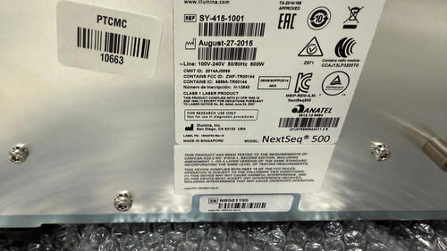 Illumina NextSeq 500 Genetic Sequencer