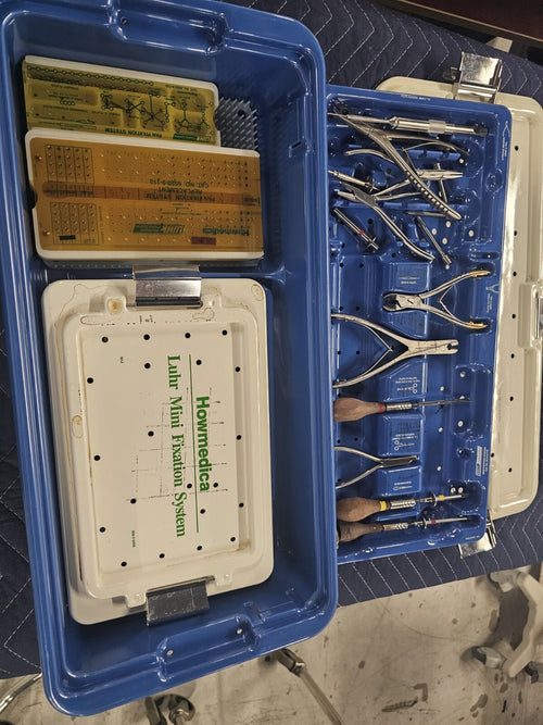 Howmedica Luhr Fixation Instrument Set W/ Case AsIS