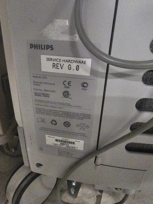 2010 Philips IE33 Diagnostic Ultrasound System w S5-1 Transducer