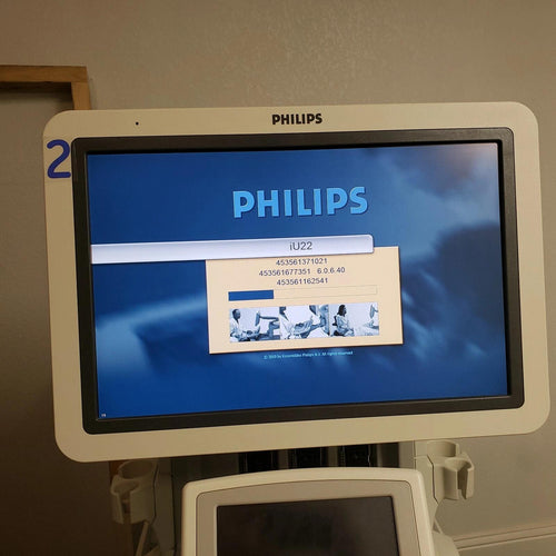 PHILIPS iU22 Diagnostic Ultrasound System with convex and Linear probe