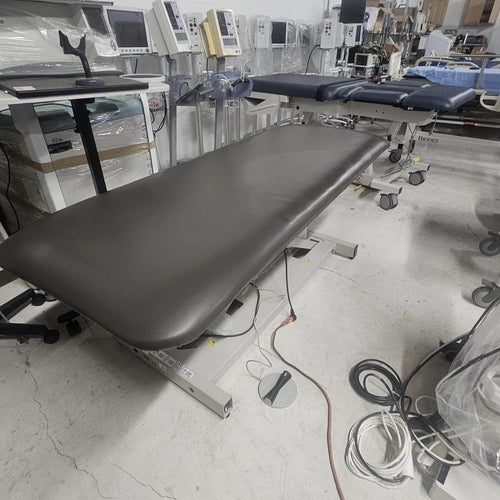 Clinton Open Base Power Table with One Piece Top