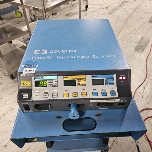Valley Lab Force FX Electrosurgical Generator With Foot Switch And Cart