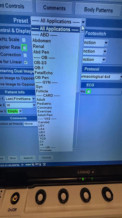 2018 Refurbished GE Logiq E ultrasound with  convex L4-12t Or L10-22 Transducer