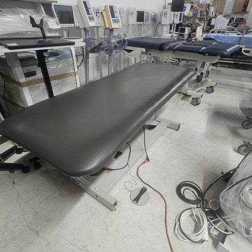 Clinton Open Base Power Table with One Piece Top