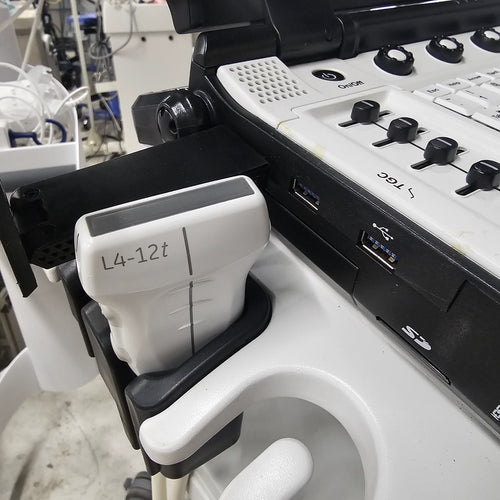 Refurbished GE Logiq E ultrasound with  convex L4-12t Or L10-22 Transducer