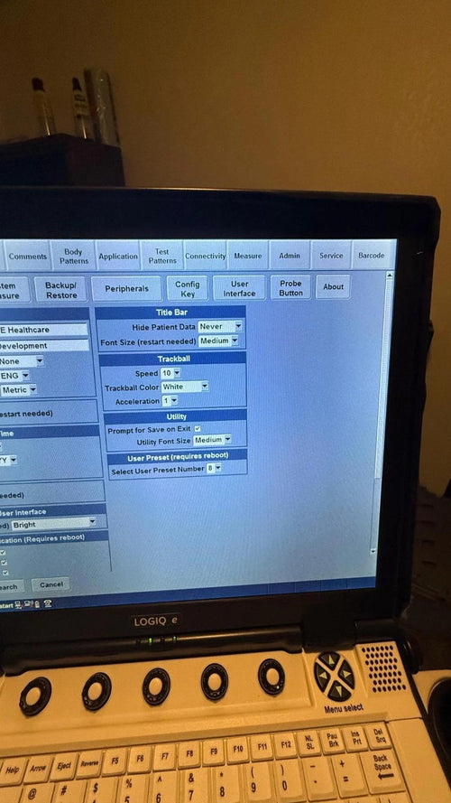2018 Refurbished GE Logiq E ultrasound with  convex L4-12t Or L10-22 Transducer
