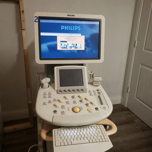 PHILIPS iU22 Diagnostic Ultrasound System with convex and Linear probe