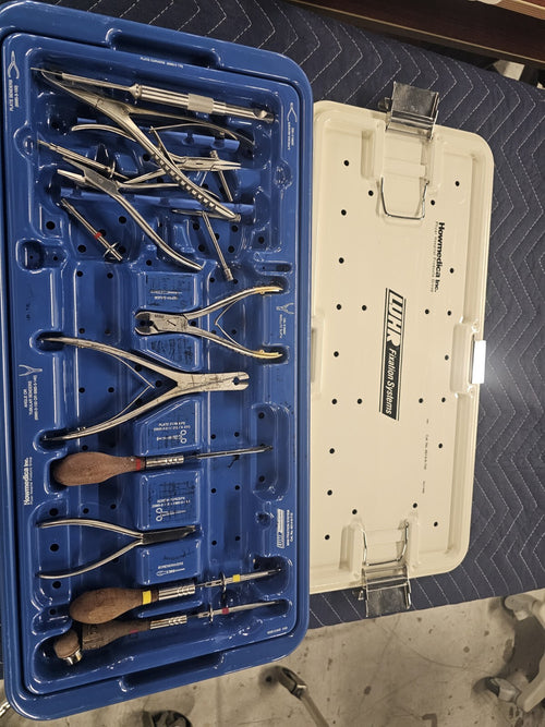Howmedica Luhr Fixation Instrument Set W/ Case AsIS
