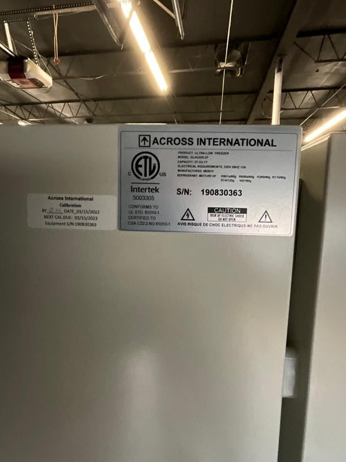 ACROSS INTERNATIONAL ULTRA LOW FREEZER