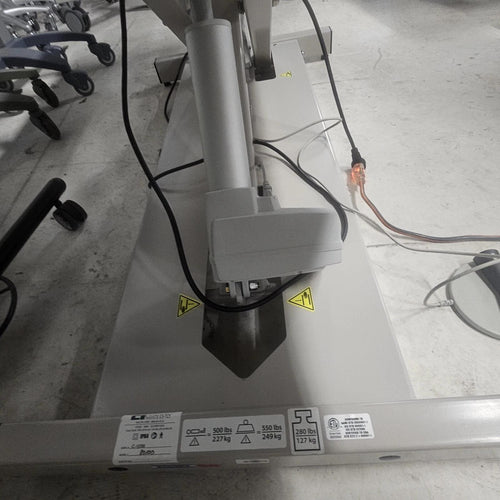 Clinton Open Base Power Table with One Piece Top