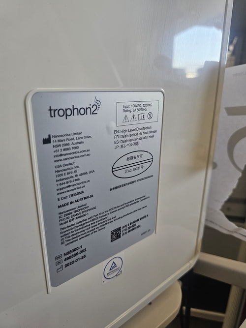 NEW Trophon2  Disinfection System W Printer And Stand Zero Cycles