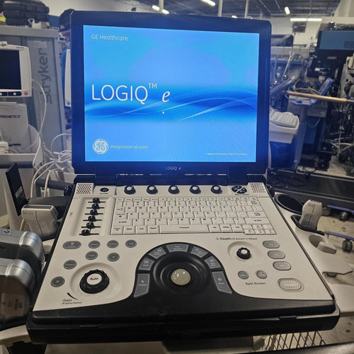 2018 Refurbished GE Logiq E ultrasound with  convex L4-12t Or L10-22 Transducer