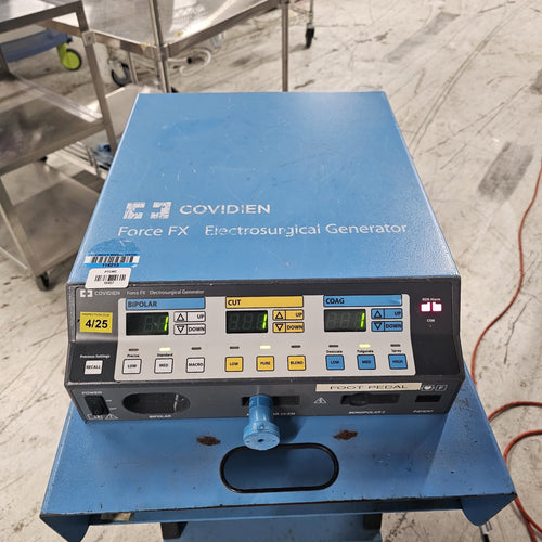 Valley Lab Force FX Electrosurgical Generator With Foot Switch And Cart