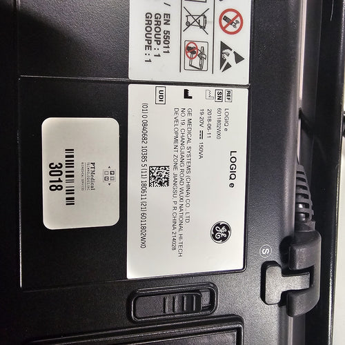 Refurbished GE Logiq E ultrasound with  convex L4-12t Or L10-22 Transducer