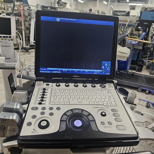 2018 Refurbished GE Logiq E ultrasound with  convex L4-12t Or L10-22 Transducer