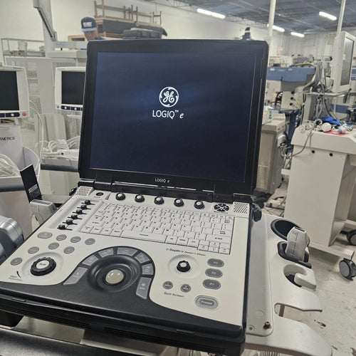 2018 Refurbished GE Logiq E ultrasound with  convex L4-12t Or L10-22 Transducer