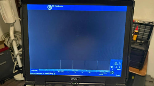 2018 Refurbished GE Logiq E ultrasound with  convex L4-12t Or L10-22 Transducer