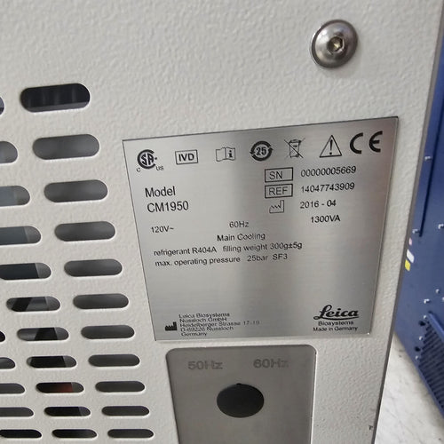 2016 Leica CM1950UV Cryostat