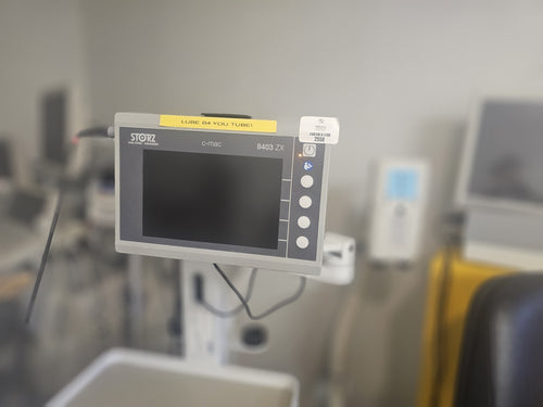Karl Storz C-Mac 8403 ZX Monitor with Stand and Cart