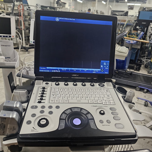 Refurbished GE Logiq E ultrasound with  convex L4-12t Or L10-22 Transducer