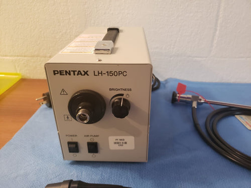 Pentax LH-150PC Halogen Light Source System with Cart and Endoscopes - Image 4